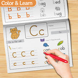 Letter C alphabet workbook for preschool literacy