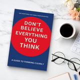 Don't Believe Everything You Think Self-Help Book product image 9 showing printed book details for screen-free reading and learning