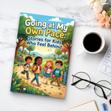 Going at My Own Pace Stories for Kids product image 9 showing printed book details for screen-free reading and learning