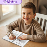 Challenge Maze Workbook for Kids, Hard Maze Puzzle Book with Tough Pathfinding Practice, Logic Training, Deep Focus Skills, and Brain Challenge Fun