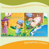 Selected Fairy Tales 5-Book Set: Fox, Moon, Tortoise, Frog, and Wolf product image 6 showing printed book details for screen-free reading and learning