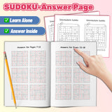 Clever Minds Sudoku: 4-Level Number Logic Set product image 9 showing printed book details for screen-free reading and learning