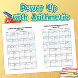 Screen-free calculation workbook for daily arithmetic and math confidence