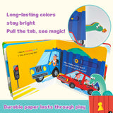 The Dinosaur Is Here Peekaboo Board Book product image 5 showing printed book details for screen-free reading and learning