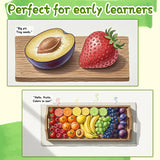 Early learning read-aloud book for color recognition and fruit vocabulary