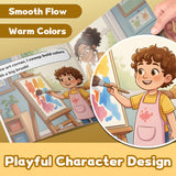 I'm Great at Kindergarten! School Readiness Picture Book for Kids product image 5 showing printed book details for screen-free reading and learning