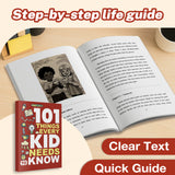 101 Things Every Kid Needs to Know Life Skills Book product image 5 showing printed book details for screen-free reading and learning