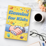 Gemini for Kids AI Learning Guide product image 9 showing printed book details for screen-free reading and learning
