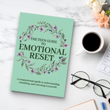 Teen Guide to Emotional Reset product image 9 showing printed book details for screen-free reading and learning