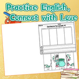 Kids sentence building book for reading vocabulary and language confidence