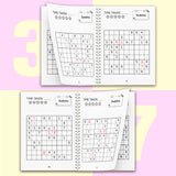 Sudoku Puzzle Book: Explore and Solve 4-Book Set product image 10 showing printed book details for screen-free reading and learning