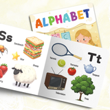 ALPHABET: A to Z Learning Book with Pictures (Board Book Edition)