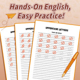 Alphabet handwriting pages for pencil control