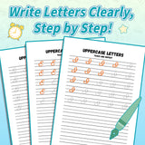 Letter tracing workbook for early writing skills