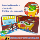 The Crocodile Is Here Peekaboo Board Book product image 5 showing printed book details for screen-free reading and learning