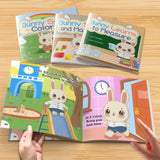 Early English Literacy Bunny 10-Book Set product image 5 showing printed book details for screen-free reading and learning