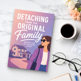 Workspace photo of emotional independence personal growth book