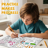 Printed preschool phonics workbook for A-Z practice