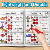 Early reading phonics book with vocabulary building practice