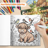 Kids Cow Coloring Book product image 5 showing printed book details for screen-free reading and learning