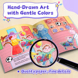 Children's imagination picture book with playful surprises
