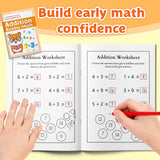 Addition Bubble Math pages for early learning