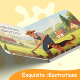 Exquisite illustration from The Farmer and His Dog storybook
