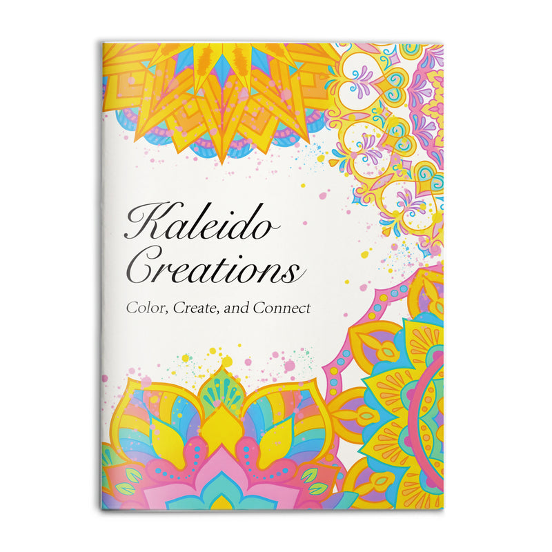 Kaleido Creations Adult Coloring Book cover