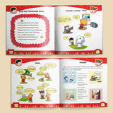 Printed preschool confidence building book for early learning skills