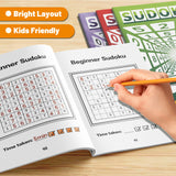 Number Grid Sudoku Books: Perspective Logic Set product image 9 showing printed book details for screen-free reading and learning