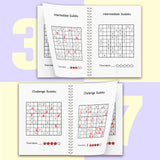 Sudoku for Kids Workbook , 4-Level Logic Puzzle Collection for Ages 3–12+, Beginner to Challenge Sudoku Practice, Number Reasoning, Focus Training, Problem-Solving, and Brain-Building Fun