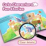 Early English Literacy 4-Book Set for Kids product image 5 showing printed book details for screen-free reading and learning