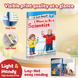 I Want to Be a Scientist Early Reader Book for Kids, Beginner Learn to Read Picture Book, First Words and Phonics Storybook About Exploring and Discovery