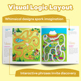 Quiet play beach maze activity book for ages 3 to 6