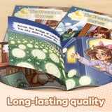 The Dreamland Express Bedtime Picture Book for Kids product image 5 showing printed book details for screen-free reading and learning