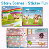 Children's complete the scene activity book for imaginative play