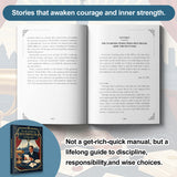 The 38 Letters of Rockefeller Life Philosophy Guide product image 5 showing printed book details for screen-free reading and learning