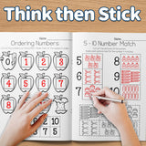 Cut and paste number activities for kids