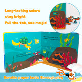 The Tiger Is Here Peekaboo Board Book product image 5 showing printed book details for screen-free reading and learning