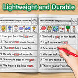 Trace color and learn words activity book for early literacy