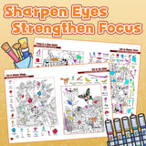 Hidden picture workbook for observation and focus