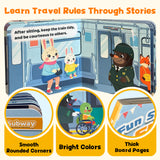 Fun Science Flip Book Subway Interactive Picture Book for Kids product image 5 showing printed book details for screen-free reading and learning