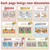 Find the Difference Challenge Book Set for Kids, Spot the Difference Puzzle Activity Collection for Observation Skills, Focus, Visual Learning, and Fun Brain Practice