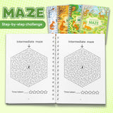 4-level maze set for focus training and problem solving