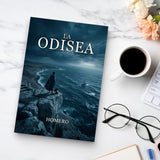 La Odisea Spanish Edition by Homero - Classic Epic Poetry product image 8 showing printed book details for screen-free reading and learning