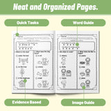 Smart reading workbook for kindergarten and first grade literacy