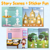 Children's complete the scene activity book for fine motor development