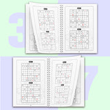 Sudoku Fun Challenge Books: Progressive Puzzle Set product image 10 showing printed book details for screen-free reading and learning