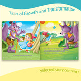Selected Fairy Tales 5-Book Set: Swan, Thumbelina, Bunny, Riding Hood, and Kitten product image 5 showing printed book details for screen-free reading and learning