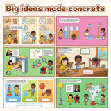 Kids screen-free physics book for properties of matter and science concepts